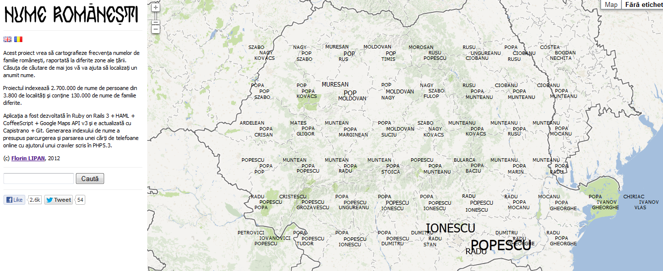 Harta Numelor Romanesti AflÄ Din Ce ZonÄ Vine Numele TÄu De Familie