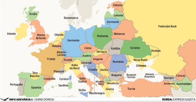 Cum VÄƒd Rusii Harta Europei In 2035 Ce Mai RÄƒmane Din Romania