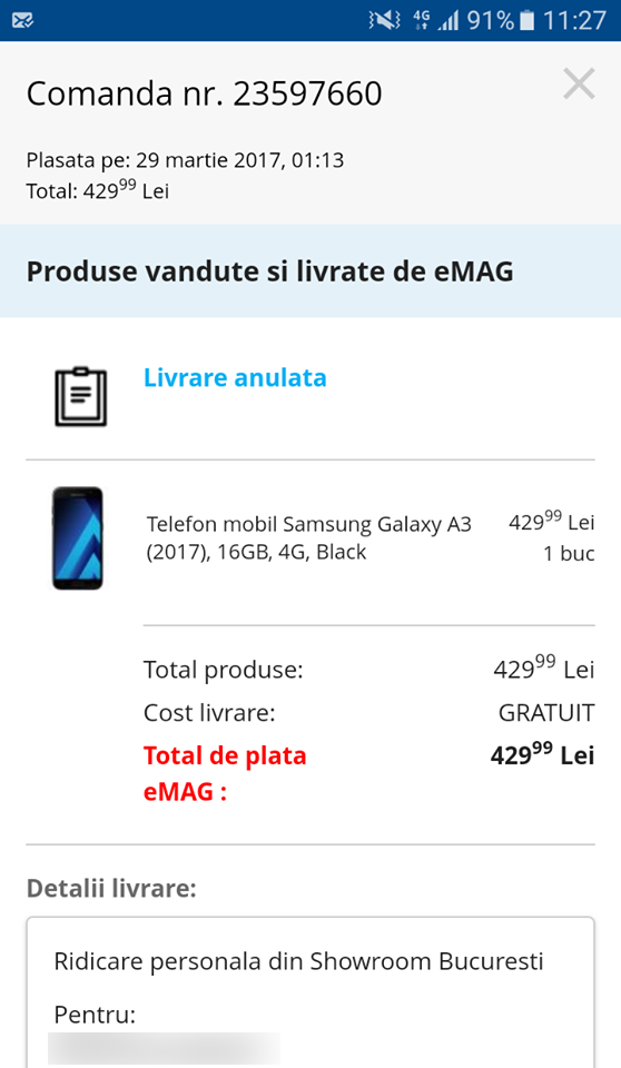 advantage heritage Agree with eMAG, acuzat că a anulat comenzile clienţilor după ce a anunţat preţuri foarte avantajoase la telefoane. Care e poziţia eMag advantage heritage Agree with eMAG, acuzat că a anulat comenzile clienţilor după ce a anunţat preţuri foarte avantajoase la telefoane. Care e poziţia eMag