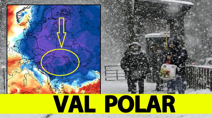 Val de aer polar în România, provocat de un anticiclon. Cât va dura episodul de frig, COD galben emis de ANM/ Florinela Georgescu: „Stratul de zăpadă nu va rezista!”