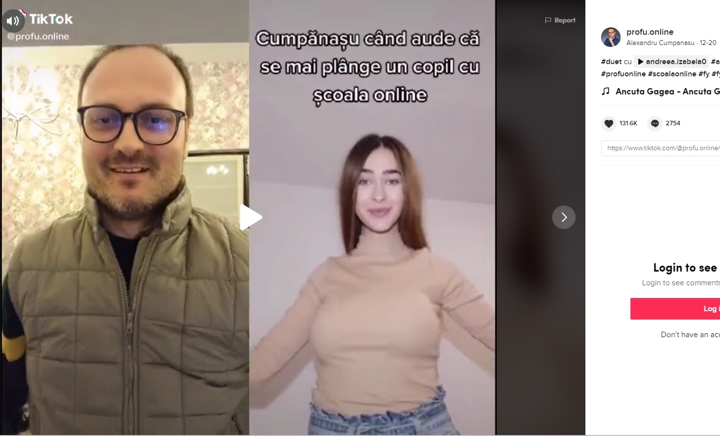 Alexandru Cumpănaşu, spulberat după ce a devenit vedetă pe TikTok