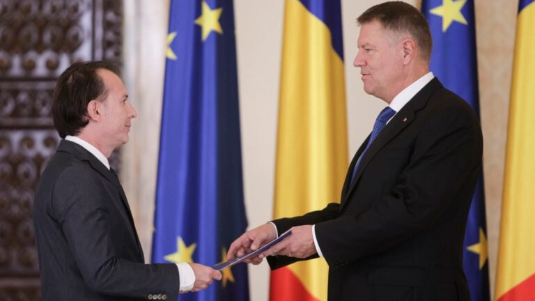 Klaus Iohannis si Florin Citu