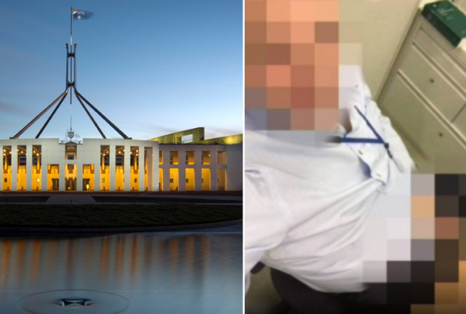 Scene interzise în Parlamentul australian