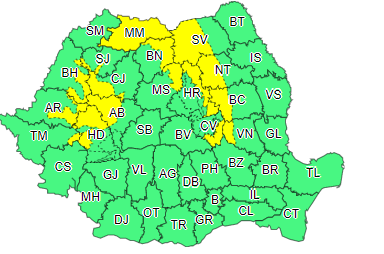 Continuă ninsorile în România.