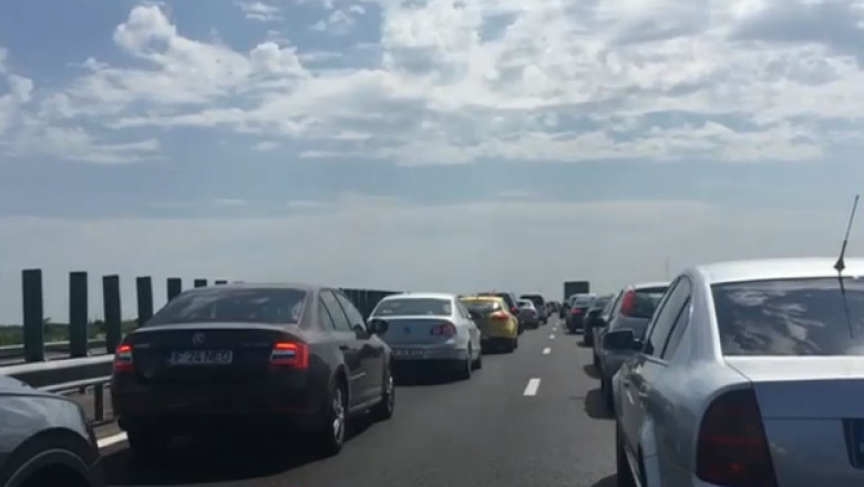 Val ce accidente pe Autostrada Soarelui, pe sensul spre Litoral. Cozile de mașini se întind pe kilometri - Vimarsana News