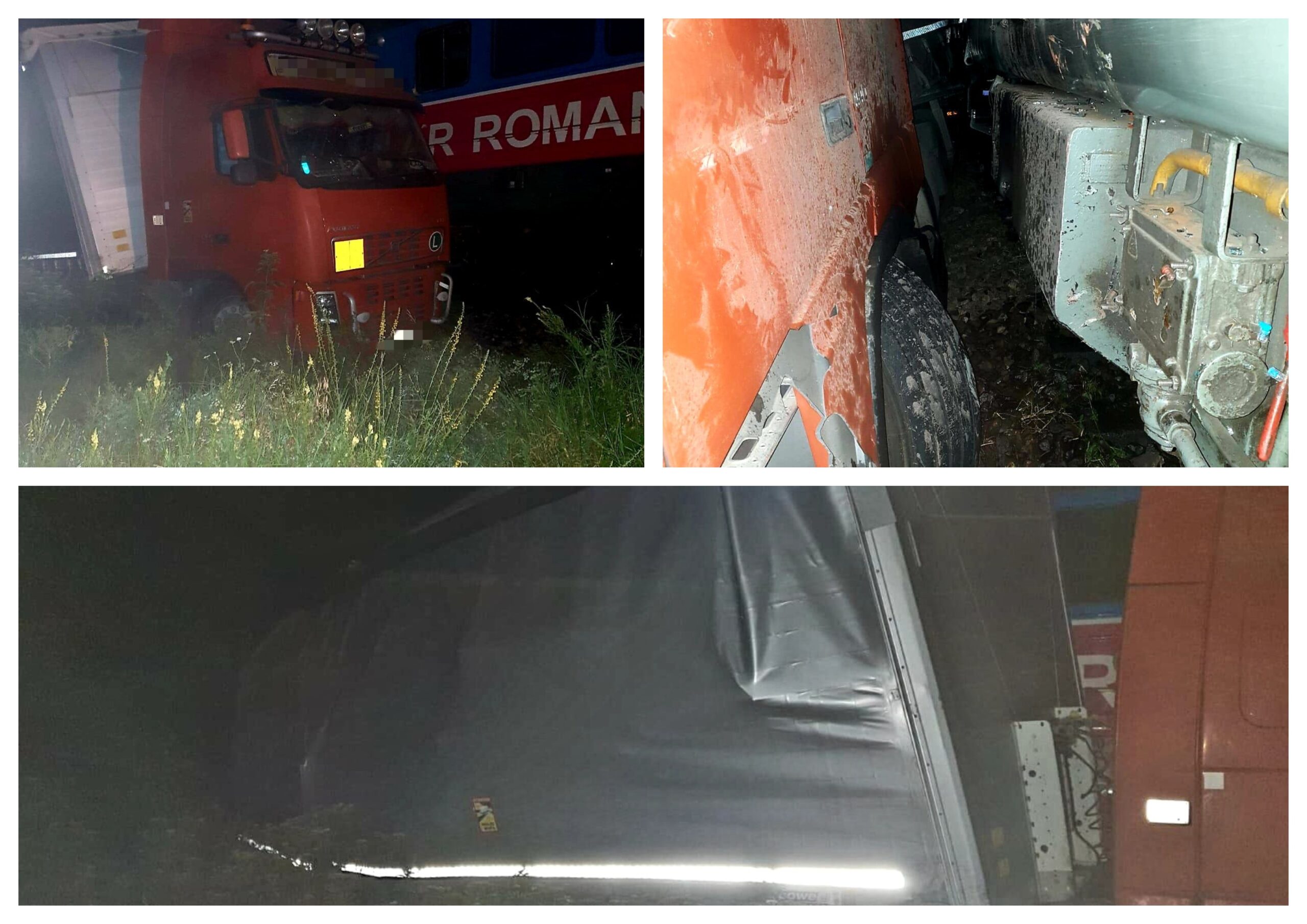 Circulaţie blocată după un accident feroviar grav în Giurgiu. Un tren încărcat cu păcură și benzină a lovit un TIR - Vimarsana News