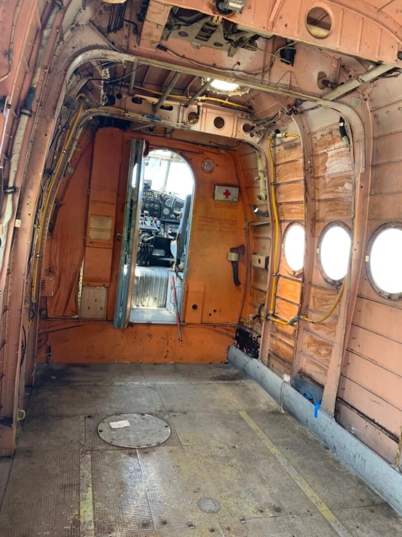 Interiorul avionului AN2