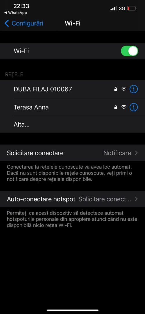 Mesajul apărut pe telefoanele persoanelor aflate în zona terasei