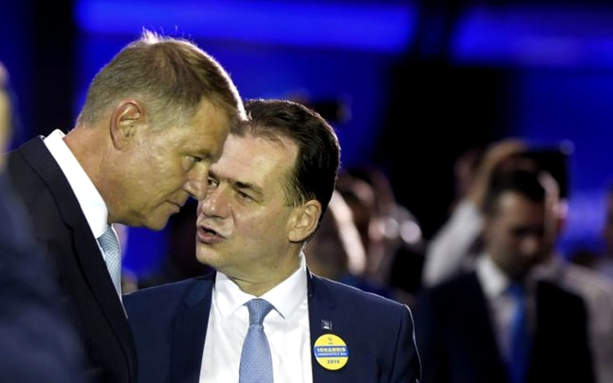 Ludovic Orban şi Klaus Iohannis