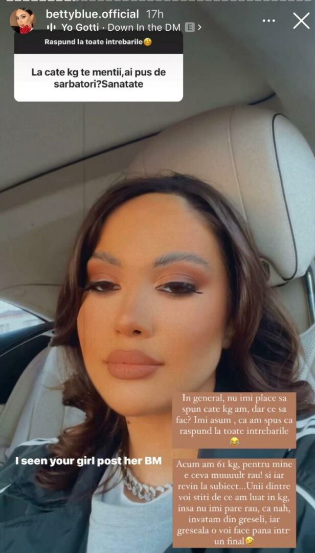 De ce s-a îngrăşat Betty Salam