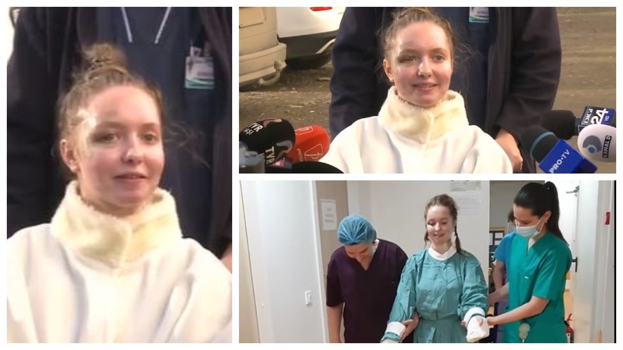 Alexia a fost externată după ce medicii i-au replantat braţele amputate în accidentul din Pașcani. "O să fie totul bine, o să-mi revin cât mai repede și cât mai bine"