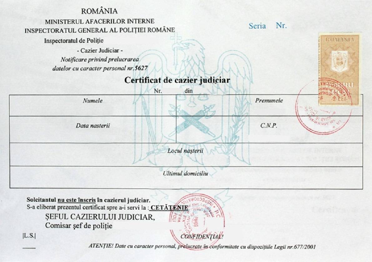 Care sunt actele de care ai nevoie pentru obținerea cazierului în 2025