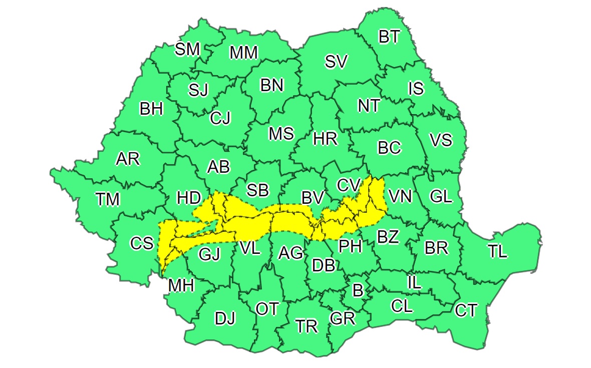 Ninsori și viscol după gerul năprasnic. Cât va mai persista valul de aer polar în România