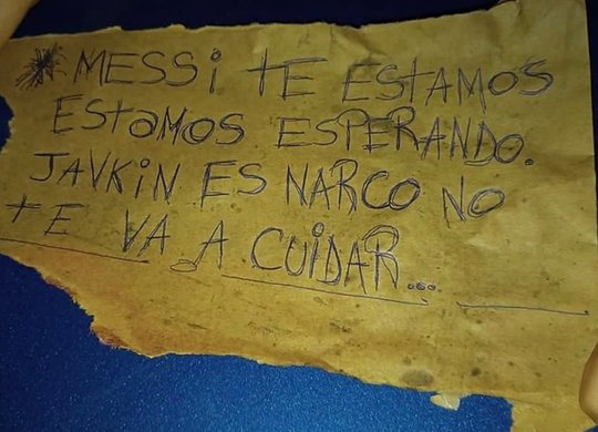 Mesajul pentru Messi
