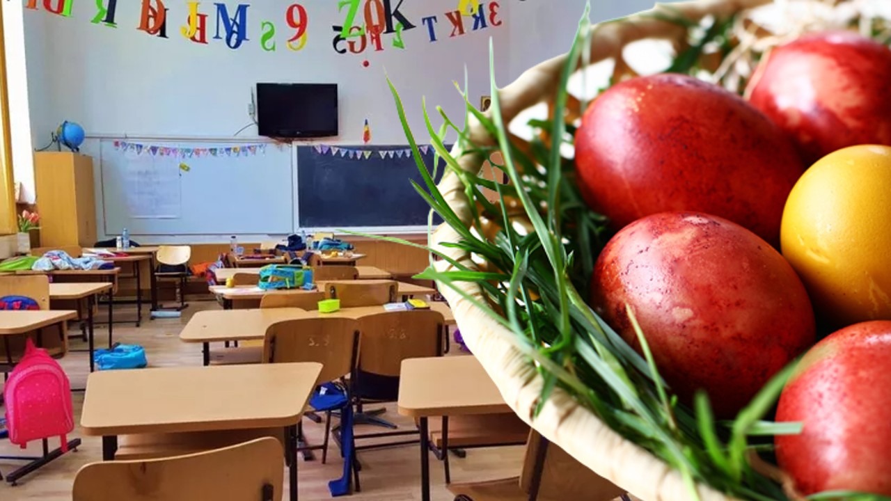Vacanţă pentru elevi de Paştele catolic. Zile libere în perioada 29 martie – 2 aprilie