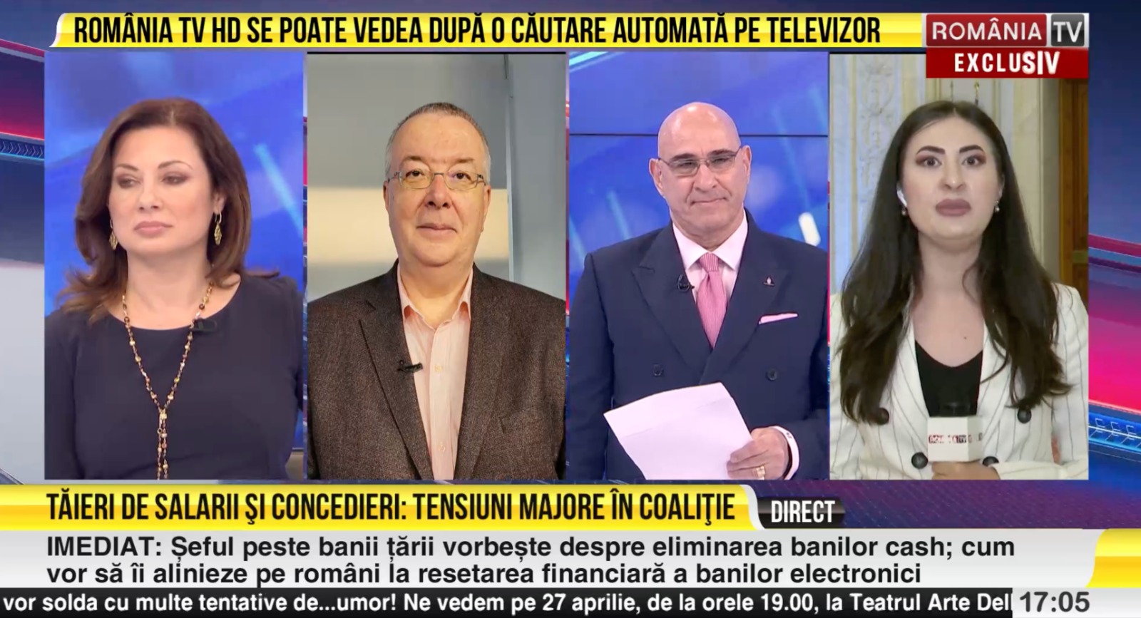Începând cu această lună, România TV HD este pe poziția 57 din lista de programe a RCS-RDS! Știrile și emisiunile România TV sunt acum la un nivel superior!