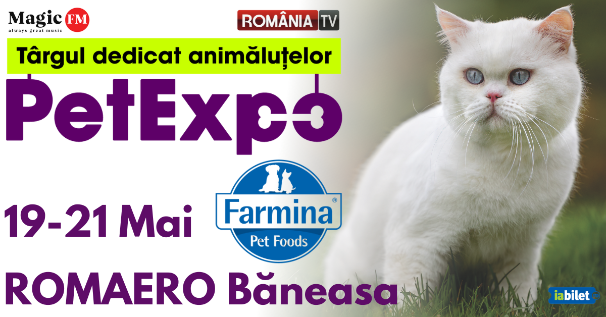 Show de pești exotici, concurs de grooming, prezentare de rase canine românești și internaționale și ședințe foto gratuite pentru animăluțele de companie la PetExpo