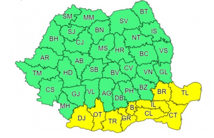 Noi alerte de caniculă după furtunile de dimineață. ANM anunță temperaturi caniculare și disconfort termic ridicat la sfârșit de săptămână, inclusiv în București