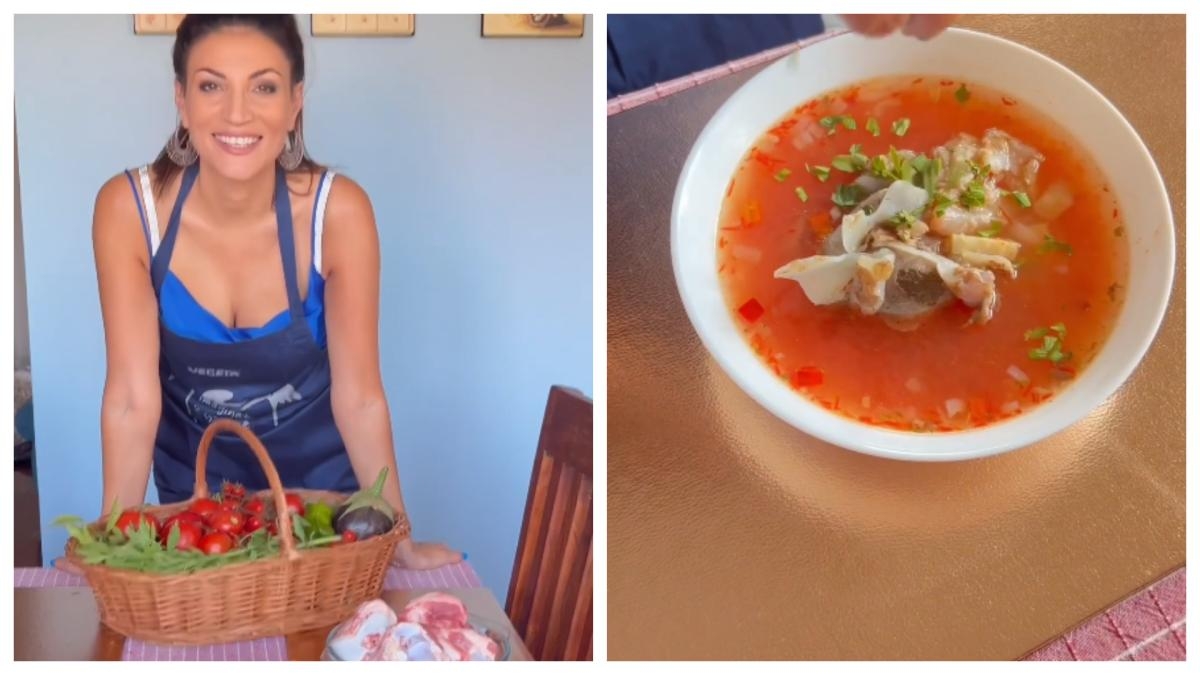 Cea mai bună rețetă de ciorbă de oase! Ioana Ginghină a demonstrat că dragostea trece prin stomac