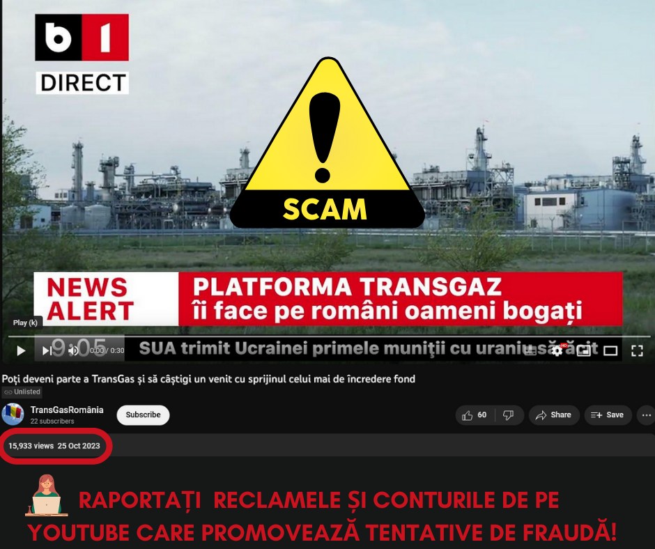 Cea mai nouă înșelătorie din online are loc pe YouTube. Cum folosesc escrocii metoda phising pentru a sărăcii oamenii