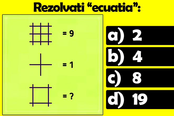Test IQ pentru adevăratele genii. În cât timp găsești răspunsul corect