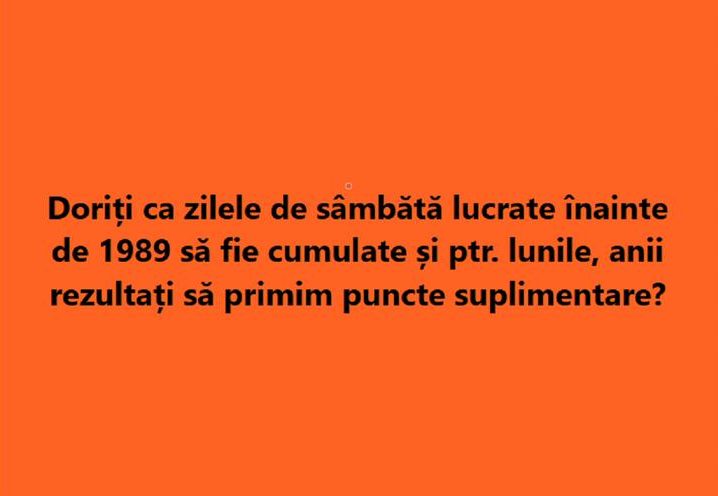 Pensionarii cer ca sâmbetele muncite să se adune la anii de vechime. Amendamentul special din noua Lege a pensiilor