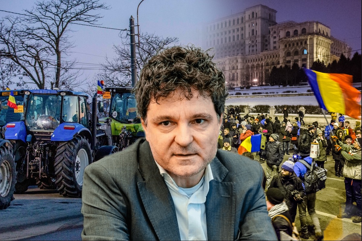 Protest cu 5.000 de oameni, 100 de TIR-uri fără remorcă şi 100 de tractoare în ccentrul Capitalei