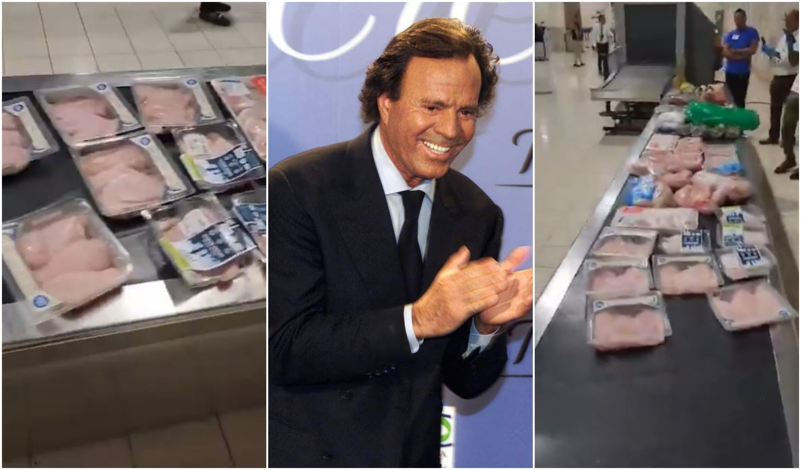 Julio Iglesias, reținut pe aeroport, în Republica Dominicană. Artistul călătorea cu 42 de kilograme de mâncare în valiză