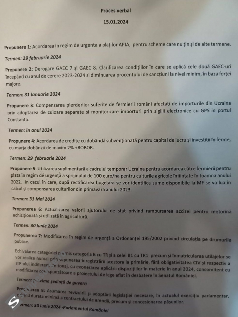 O nouă reușită la Ministerul Agriculturii. Ce s-a decis în urma protestelor fermierilor: „Vorbim de sume importante”