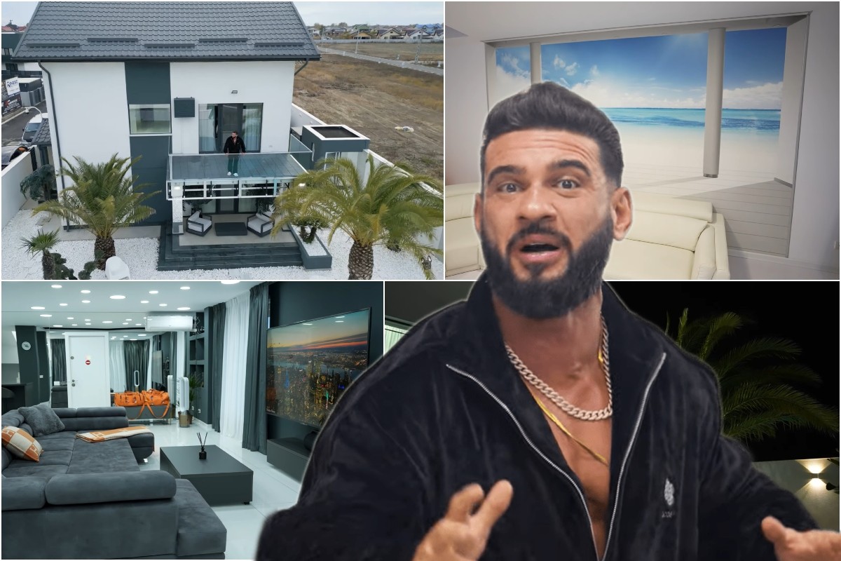VIDEO Cum arată vila de lux a lui Dorian Popa. Locuinţa rivalizează cu casele vedetelor de la Hollywood: „Dressingul arată ca un spital, sunt nebun după ordine”
