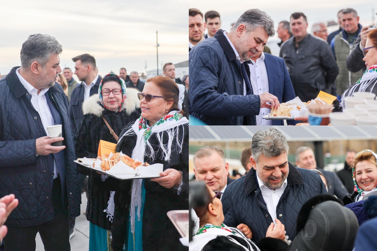 Marcel Ciolacu a ajuns în judeţul Tulcea. Premierul a vizitat noul port turistic de la Jurilovca