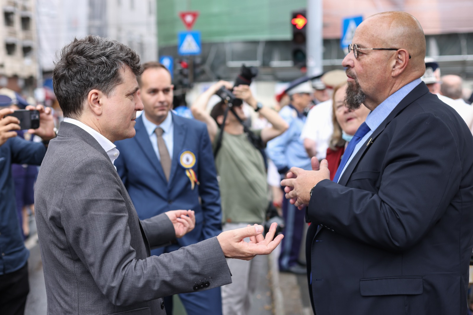 Nicușor Dan și Cristian Popescu Piedone