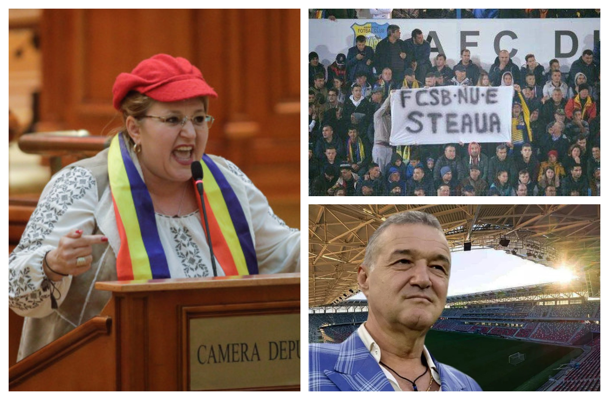 Diana Şoşoacă îşi pune în cap fanii Stelei: „Armata a făcut CSA Steaua pentru a mai sifona niște bani!”