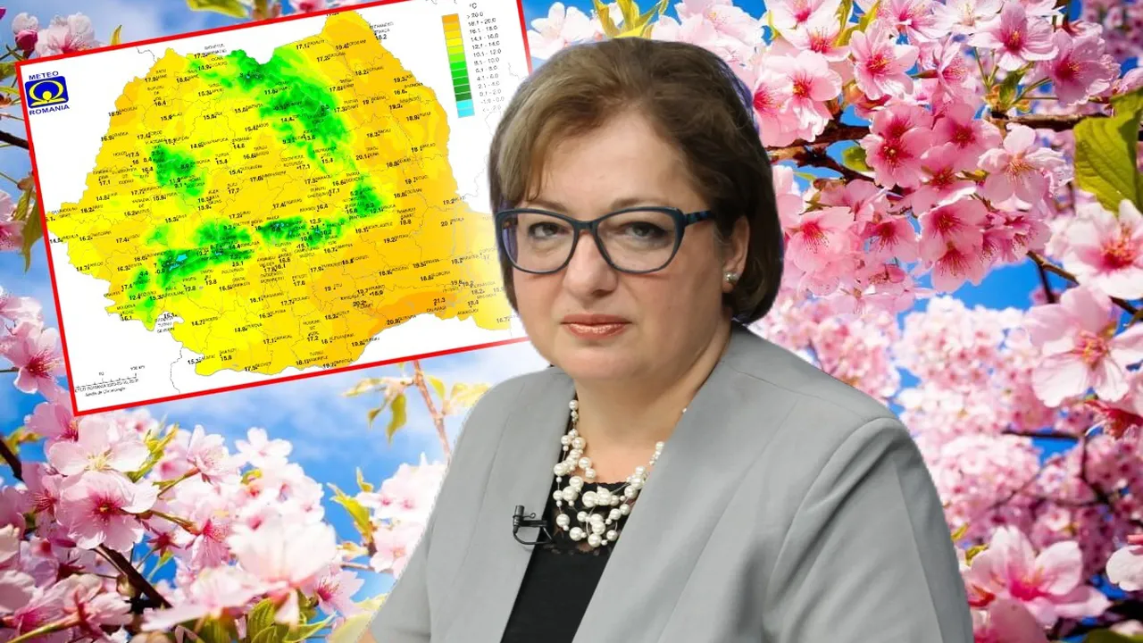 Veşti bune de la meteorologi. Florinela Georgescu: Un anticiclon alungă iarna, o „bombă” cu căldură topeşte zăpada de Mărţişor