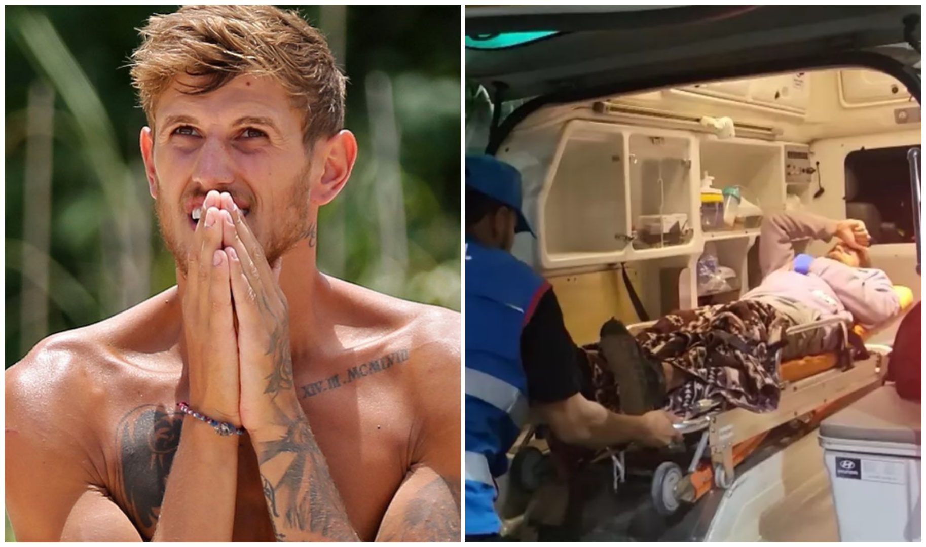 Alex Delea, transportat de urgență la spital. A fost grav accidentat la Survivor All Stars: „Mi-e frică tare”