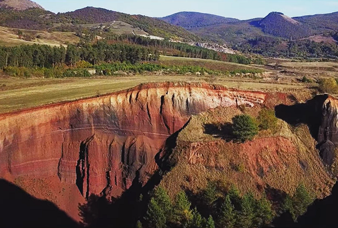 ultima erupție vulcanică din România