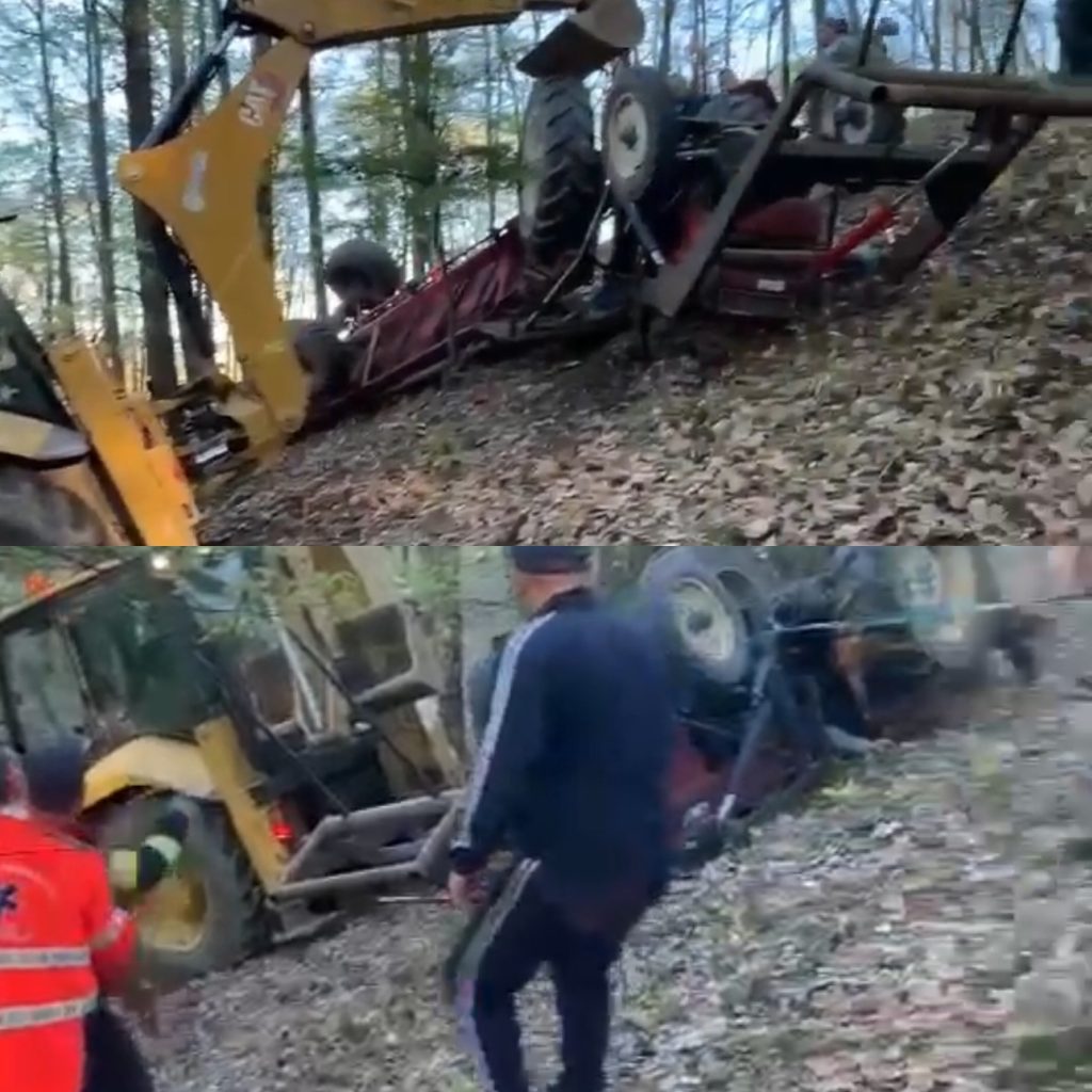 Tragedie uriașă în Gorj! Un tânăr și-a pierdut viața după ce tractorul lui s-a răsturnat peste el
