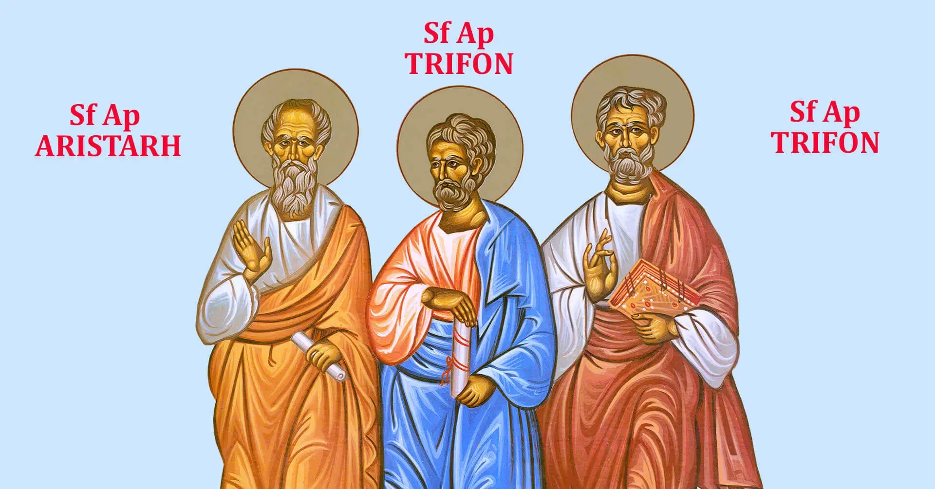 Calendar ortodox luni 15 aprilie 2024. Sfinţii Apostoli Aristarh, Pud şi Trofim. Rugăciunea care ne fereşte de boală