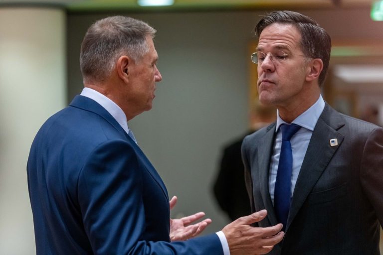Klaus Iohannis, Mark Rutte