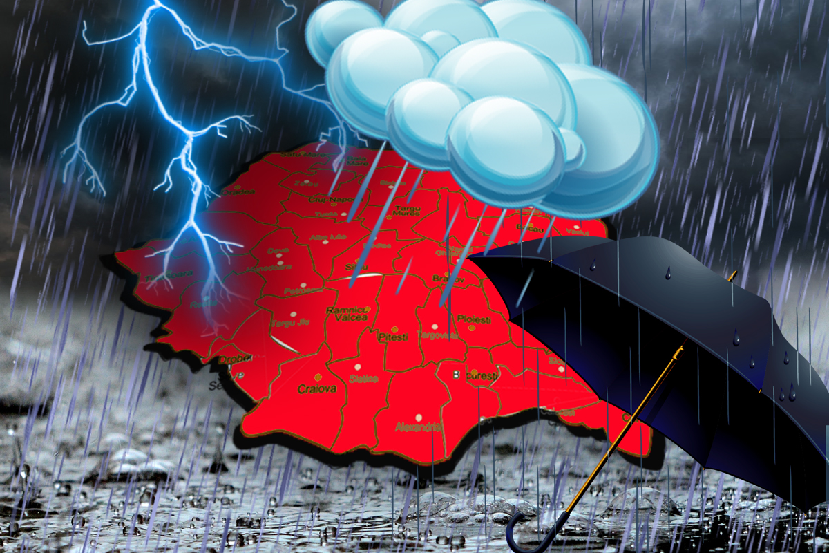 Prognoza meteo. Val sufocant de căldură în weekend, când şi unde sunt aşteptate furtuni