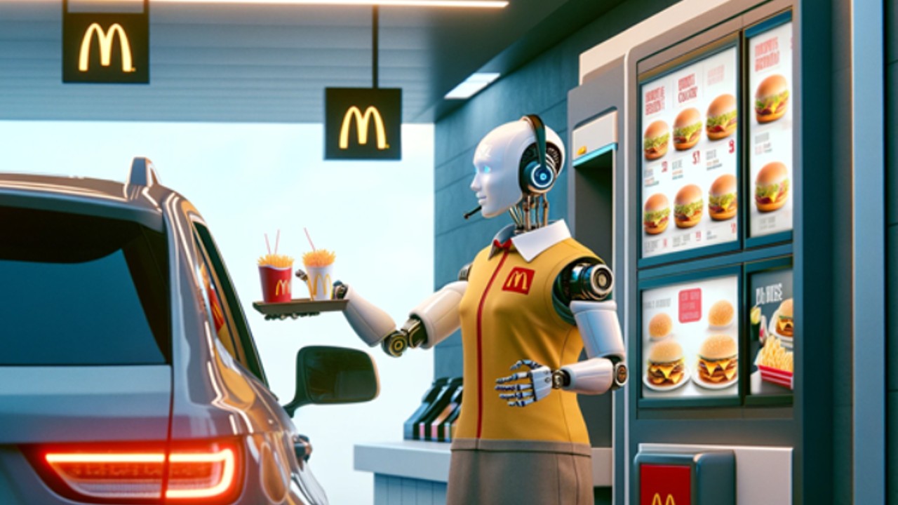McDonald’s renunță la comenzile preluate cu ajutorul AI în restaurantele drive-trough din cauza erorilor. Clienții au primit înghețată cu șuncă și nuggets de pui în cantități industriale
