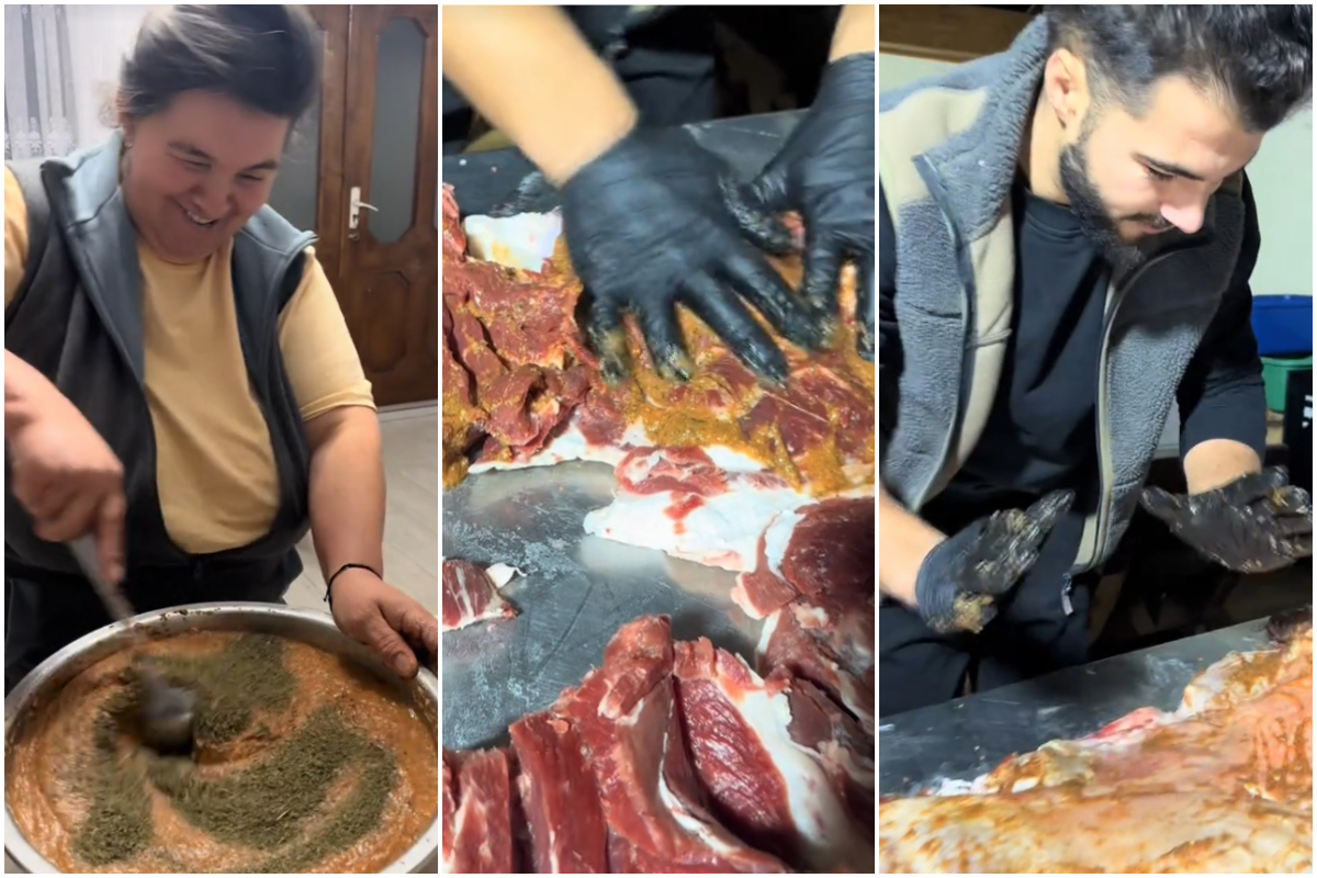 Cu cât vinde mama Geta pastrama de berbecuț. E mai scumpă decât în piața Obor