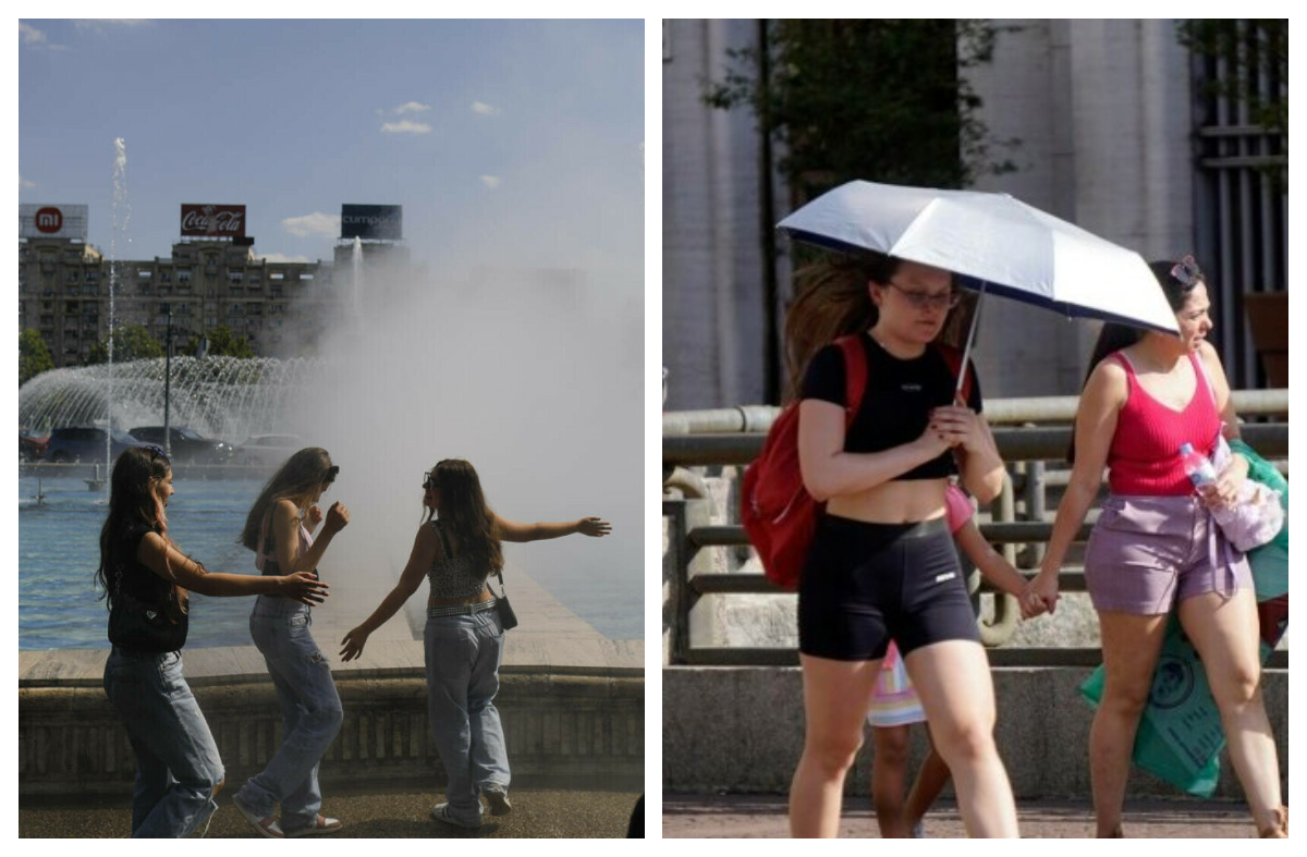 Caniculă în București. ANM anunță temperaturi de 39 de grade la umbră. Prognoza meteo actualizată