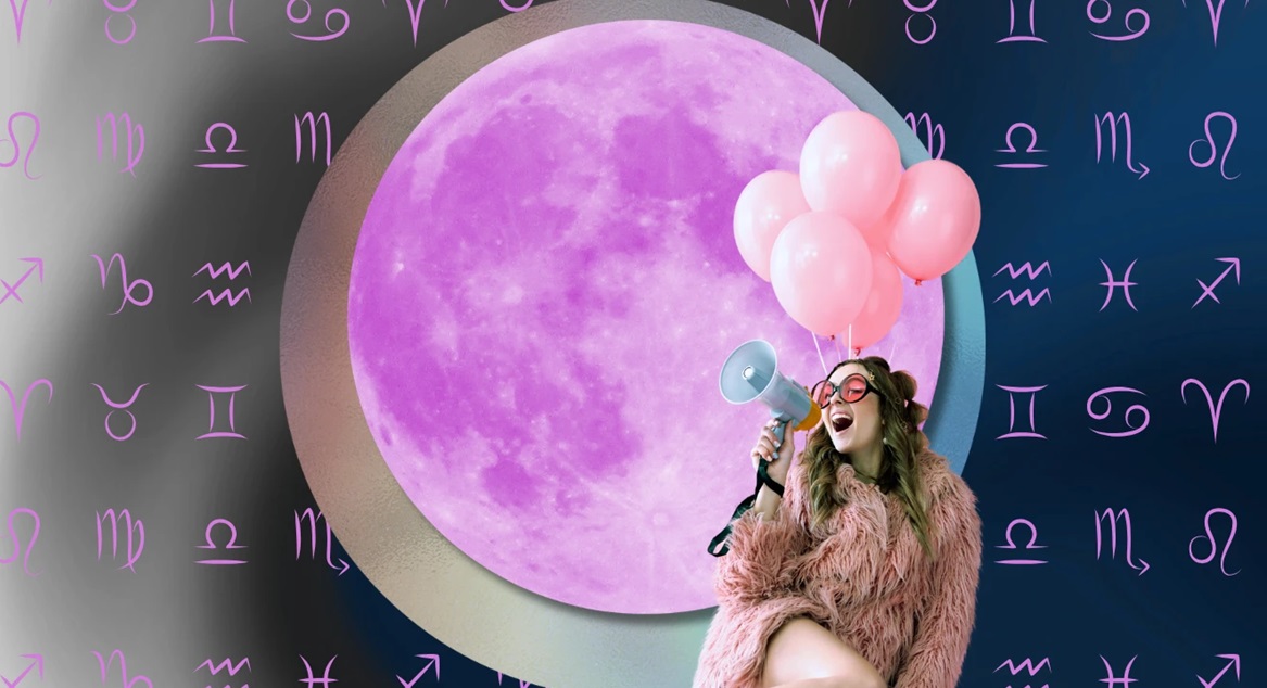 Luna Plină Roz din 1-2 aprilie 2026 activează emoțiile. Energia din Balanță declanșează schimbări emoționale profunde