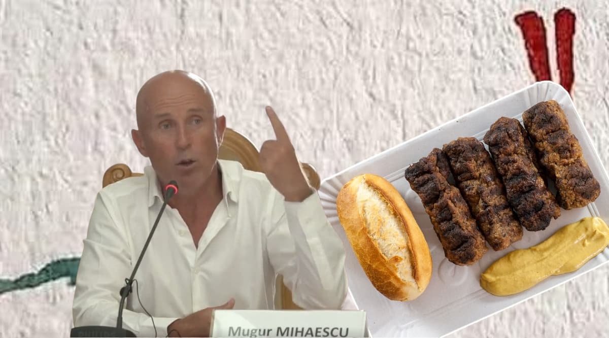 Câti bani dai ca să mănânci patru mici și să bei o bere la restaurantul lui Mugur Mihăescu, de 1 Mai