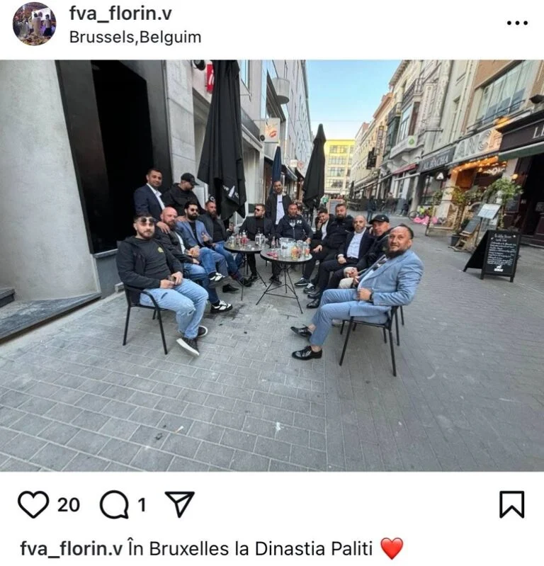 Dinastia Paliți și Clanul Vancică, în Bruxelles (Instagram)