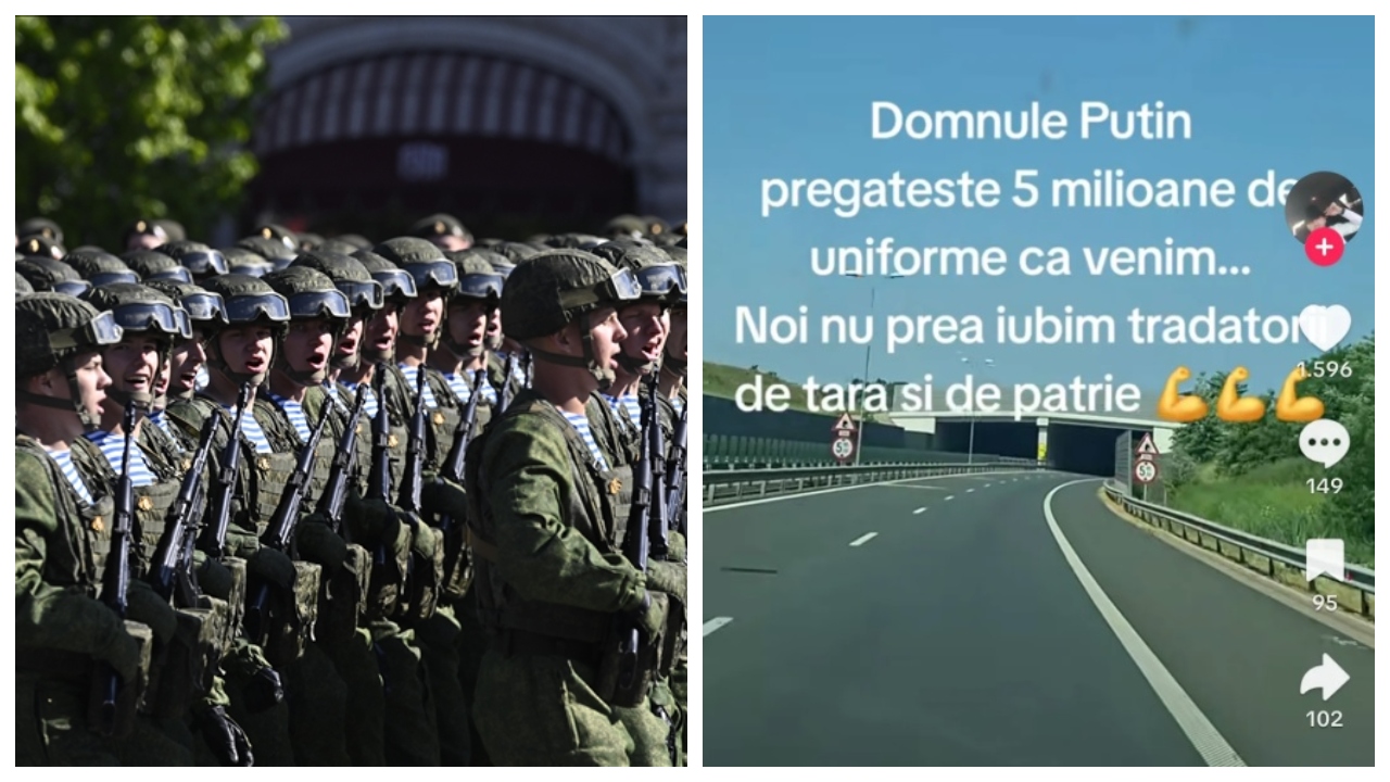 Campanie pe TikTok pentru înrolarea românilor în armata rusă! „Domnule Putin, pregătiți 5.339.053 de uniforme, că venim” / REACȚIA MINISTERULUI APĂRĂRII