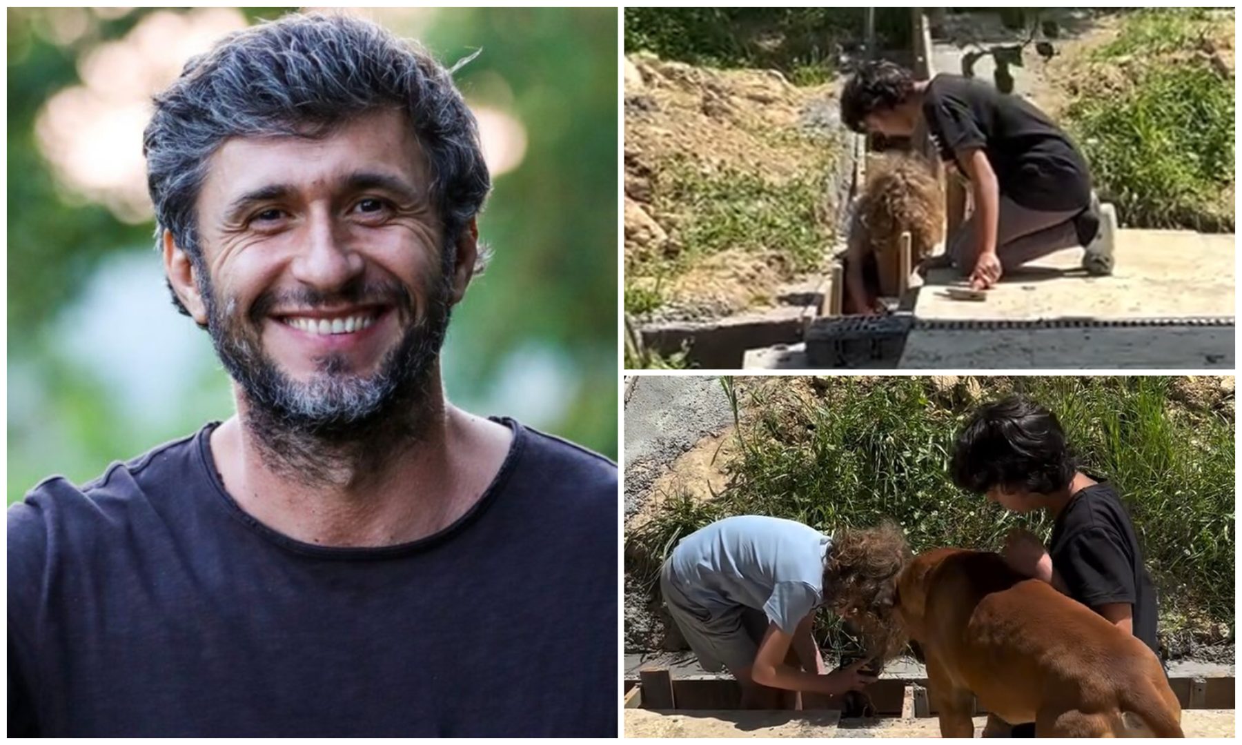 Ce activități au copiii lui Dragoș Bucur la țară. Actorul i-a filmat și le-a arătat tuturor video-ul: „Găsesc distracție în tot felul de lucruri”