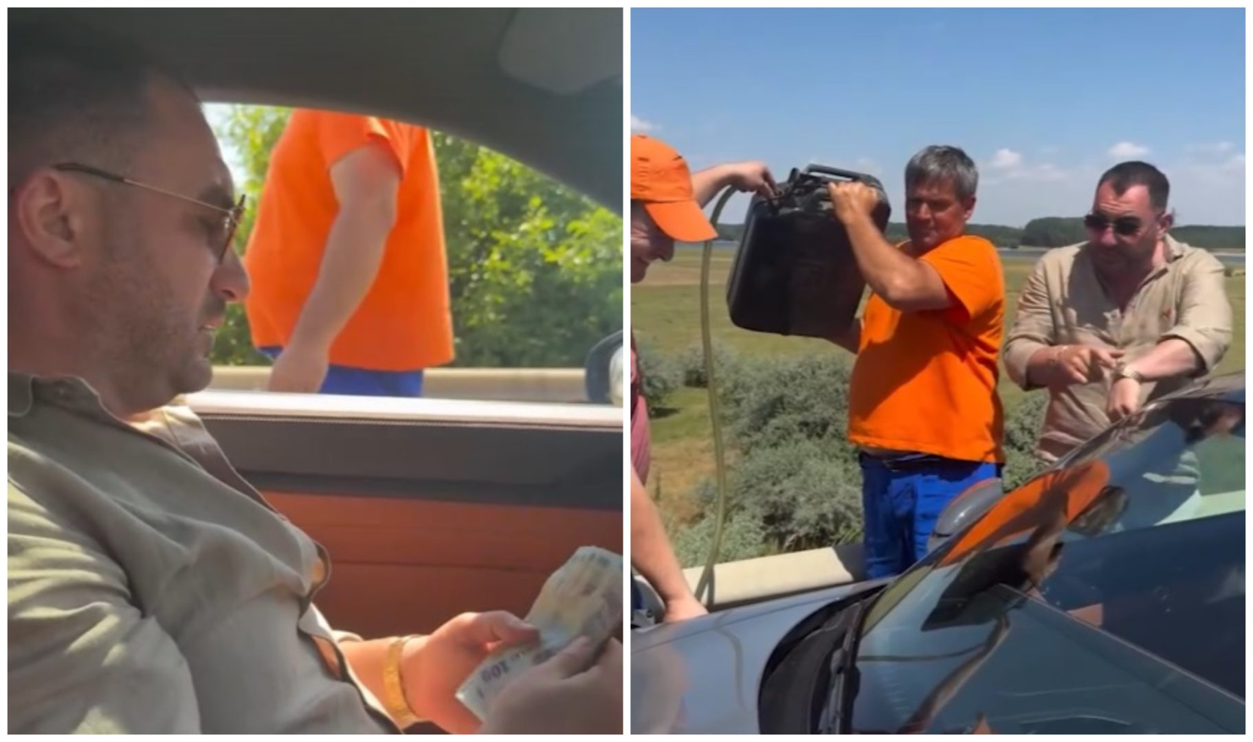 Pescobar a făcut „pana prostului” pe Autostrada Soarelui. Câți bani le-a dat celor care i-au adus benzină: „Să vezi ce îl cinstesc eu pe omul ăsta. Am deja pregătit cașcavalul”