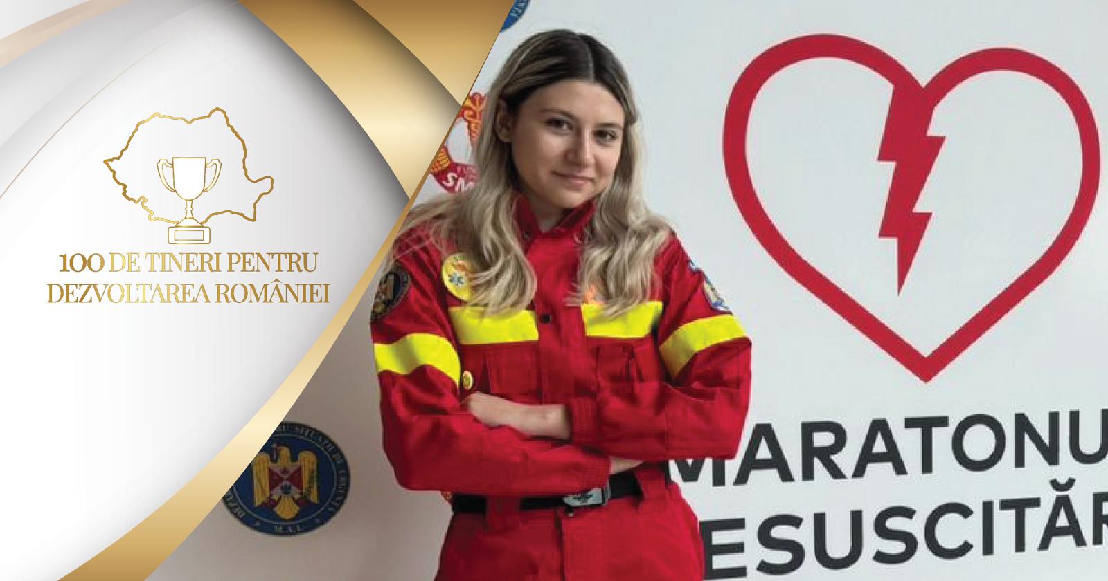 La 18 ani, Bianca-Maria Oană salvează vieți la SMURD.